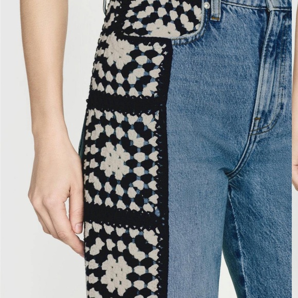 Le Jane Crop Crochet in Baines Clean - Picture 7 of 9